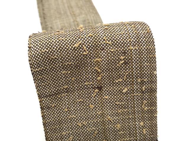 平和屋着物●男性　本場筑前博多織　角帯　霞文　正絹　逸品　CABG9088hy