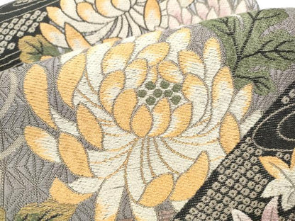 平和屋着物●ワンタッチつけ帯　唐織　乱菊　やまと誂製　正絹　逸品　CABG9095hy