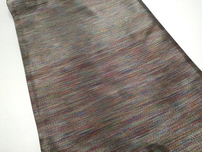 平和屋着物●染色作家　斉藤三才　六通柄袋帯　三才鳥　金糸　正絹　逸品　CABG9116hy