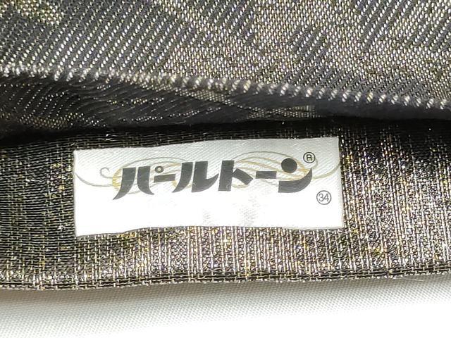 平和屋着物●六通柄袋帯　唐織　秀宝花菱文　金糸　正絹　逸品　CABG9123hy