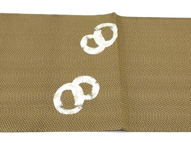 平和屋着物○伝統工芸士 古賀勝幸 両面 太鼓柄袋帯 正絹 逸品 CABG9131hy