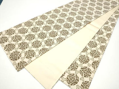 平和屋着物●全通柄袋帯　花丸文　やまと誂製　正絹　逸品　CABG9151hy