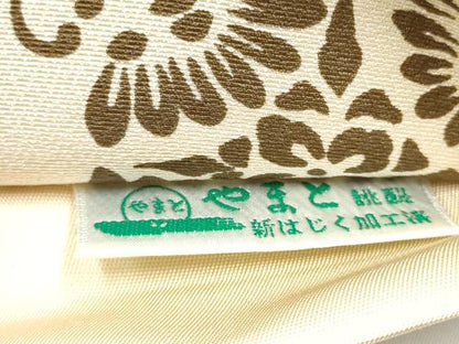平和屋着物●全通柄袋帯　花丸文　やまと誂製　正絹　逸品　CABG9151hy