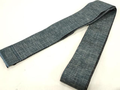 平和屋着物●男性　両面　角帯　紬地　霞文　CABG9247dy