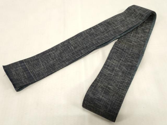 平和屋着物●男性　両面　角帯　紬地　霞文　CABG9247dy
