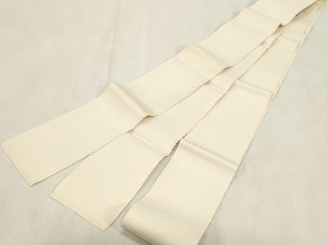 平和屋着物○男性 角帯 鳥の子色 一重帯 未使用 CABG9265dy