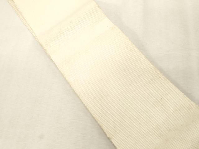 平和屋着物●男性　角帯　鳥の子色　一重帯　未使用　CABG9265dy