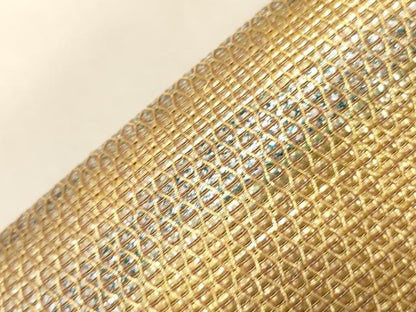 平和屋着物●国際的伝統工芸作家　十二代・藤林徳扇　苑寿　ワンタッチつけ帯　霞文　金銀糸　正絹　逸品　CABG9277dy