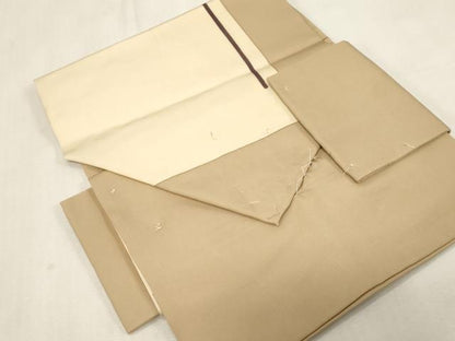 平和屋着物●塩瀬　つけ帯　成り物　金彩　正絹　逸品　CABG9278dy