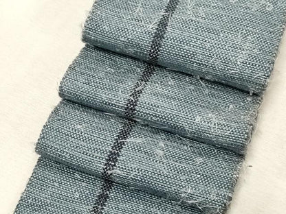 平和屋着物●男性　本場筑前博多織　角帯　縞　共箱付き　正絹　逸品　CABG9290dy