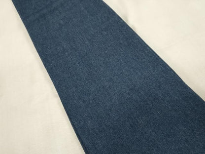 平和屋着物●半幅帯　デニム生地　濃紺地　綿　逸品　CABG9318dy