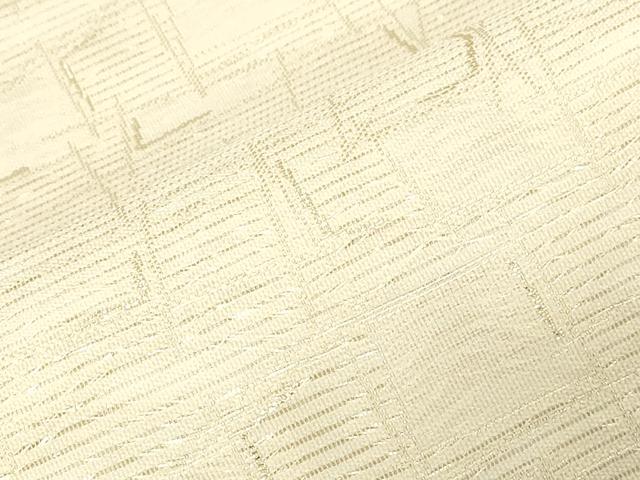 平和屋着物＊西陣 川島織物 洗える最高級着物 ＜英＞はなぶさ謹製 夏物 六通柄 京袋帯 幾何学文 金糸 たとう紙付き CABG9329dy
