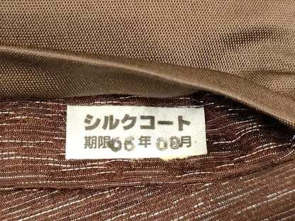 平和屋着物●太鼓柄袋帯　霞文　銀通し地　正絹　逸品　未使用　CABG9335dy