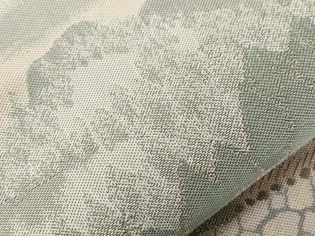 平和屋着物●六通柄袋帯　紹巴　風景文　正絹　逸品　CABG9345dy