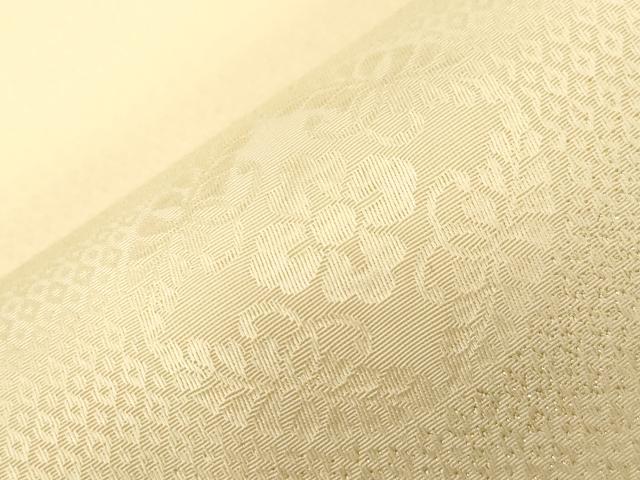 平和屋着物●六通柄袋帯　正倉院花文　金糸　正絹　逸品　未使用　CABG9358dy