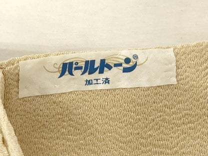 平和屋着物●九寸名古屋帯　短冊花文　鬼しぼ縮緬　正絹　逸品　CABG9377dy