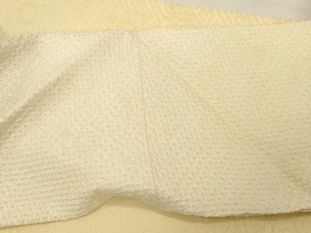 平和屋着物●名門　藤娘きぬたや・総絞り　九寸名古屋帯　舞花文　正絹　逸品　CABG9384dy
