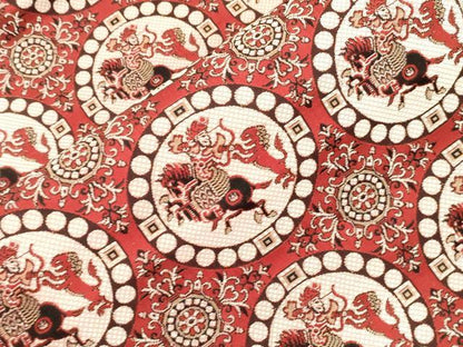 平和屋着物●本場筑前博多織　八寸名古屋帯　狩猟丸文　金銀糸　名古屋仕立て　正絹　逸品　未使用　CABG9390dy