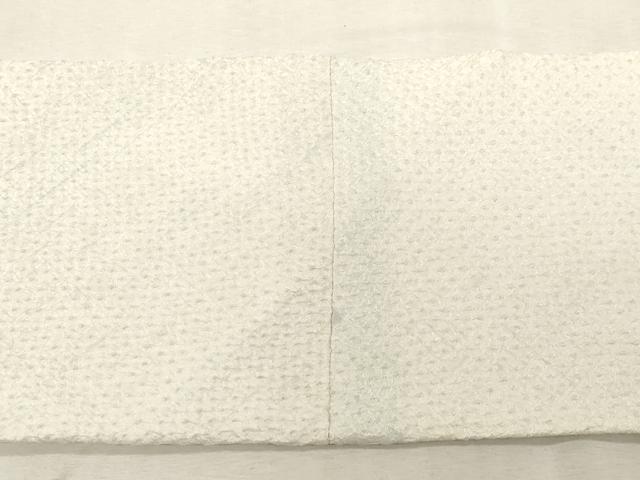 平和屋着物●名門　藤娘きぬたや・総絞り　九寸名古屋帯　草花文　正絹　逸品　CABG9395dy