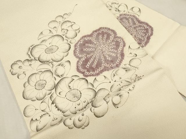 平和屋着物●西洞院辻が花　大脇一心　九寸名古屋帯　作家物　辻が花　絞り　正絹　逸品　CABG9396dy