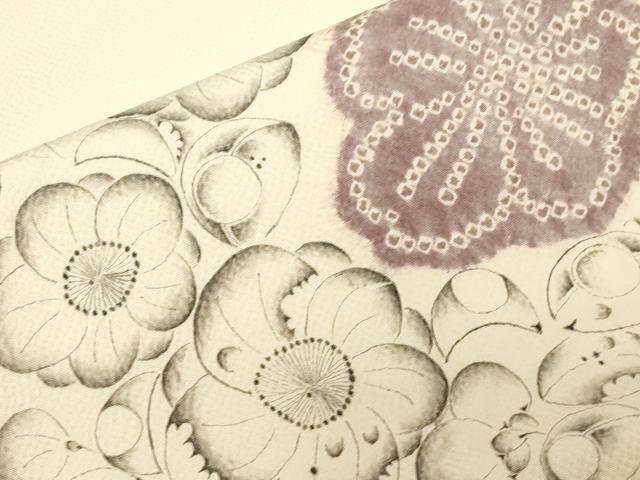 平和屋着物●西洞院辻が花　大脇一心　九寸名古屋帯　作家物　辻が花　絞り　正絹　逸品　CABG9396dy