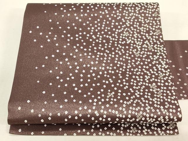 平和屋着物●世界的友禅作家　千地泰弘　九寸名古屋帯　霞文　金銀糸　正絹　逸品　CABG9415dy