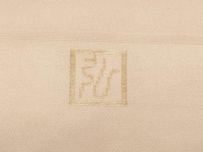 平和屋着物●桝屋高尾　九寸名古屋帯　地紙文　金糸　正絹　逸品　CABG9424dy
