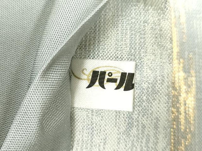 平和屋着物●六通柄袋帯　紹巴　霞文　金糸　正絹　逸品　未使用　CABG9449dy
