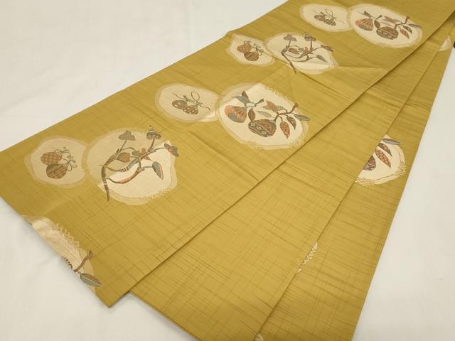 平和屋着物●本場筑前博多織　全通柄袋帯　成り物　正絹　逸品　CABG9460dy