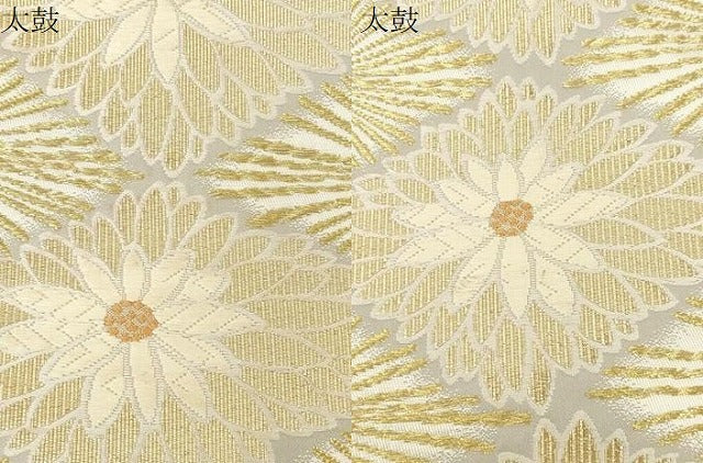 平和屋着物●六通柄袋帯　伝統工芸士　紙谷俊雄　唐織　菱花文　金糸　正絹　逸品　CABG9489dy　