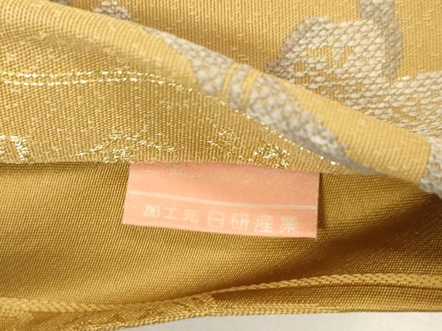 平和屋着物●両面　両方向　六通柄袋帯　対図　琳派　金糸　正絹　逸品　CABG9512dy