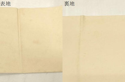 平和屋着物●塩瀬　九寸名古屋帯　手描き　笹竹文　正絹　逸品　CABG9516dy