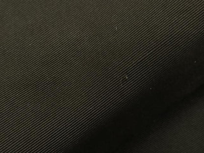 平和屋着物●男性　本場筑前博多織　両面　角帯　黒色×土色　正絹　逸品　CABG9544dy