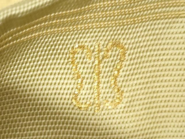 平和屋着物●西陣　川島織物　六通柄　本袋帯　箔散らし文　金糸　正絹　逸品　CABG9582dy