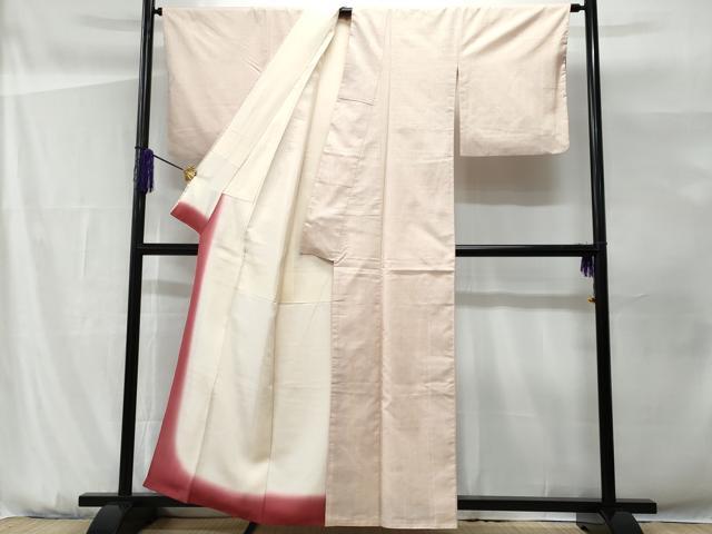 平和屋着物■上質な紬 楓文 正絹 逸品 CABG9619fb