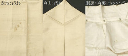 平和屋着物■訪問着　紬地　横段文　正絹　逸品　CABG9641fb