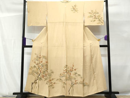 平和屋着物■訪問着　松竹梅　正絹　逸品　CABG9642fb