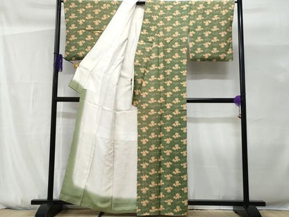 平和屋着物■上質な小紋　枝松舟文　正絹　逸品　CABG9666fb