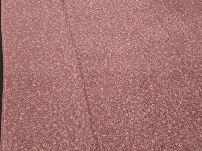 平和屋着物■上質な小紋　草花文　正絹　逸品　未使用　CABG9667fb