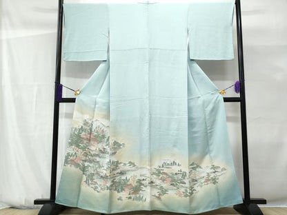 平和屋着物■豪華色留袖　寿光織　伊勢物語　金糸　正絹　逸品　CABG9670fb