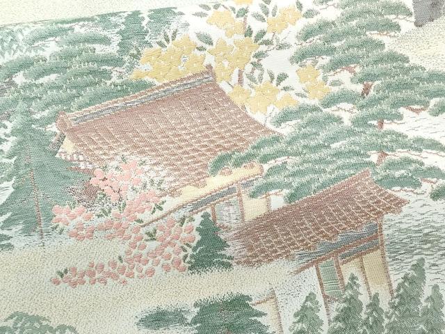 平和屋着物■豪華色留袖　寿光織　伊勢物語　金糸　正絹　逸品　CABG9670fb