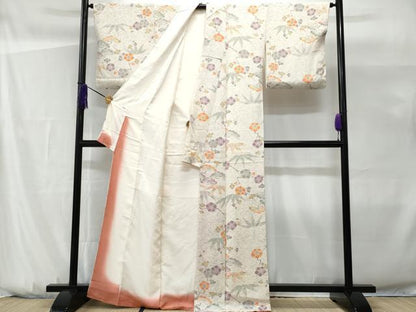 平和屋着物■上質な小紋　松竹梅　正絹　逸品　CABG9674fb