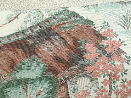 平和屋着物■豪華色留袖 寿光織 京名所風景文 暈し染め 金糸 正絹 逸品 CABG9684fb