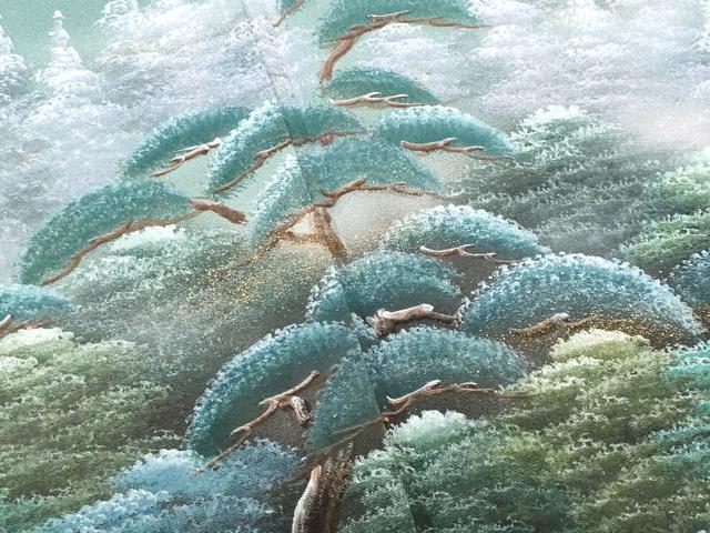 平和屋着物■豪華色留袖　作家物　手描き　樹林文　暈し染め　金彩　正絹　逸品　CABG9691fb