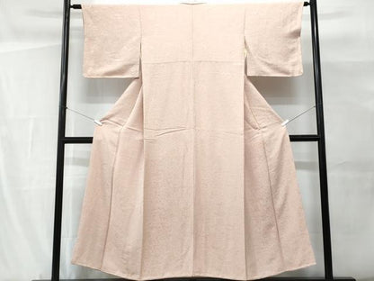平和屋着物■上質な色無地　吉祥地紋　虹色　正絹　逸品　未使用　CABG9714fb