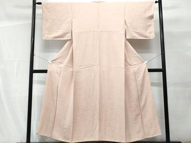 平和屋着物■上質な色無地　吉祥地紋　虹色　正絹　逸品　未使用　CABG9714fb