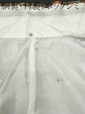 平和屋着物■上質な紬 更紗花間道 正絹 逸品 CABG9718fb