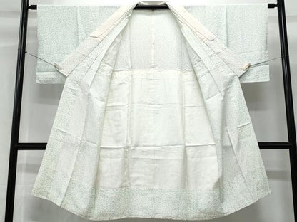 平和屋着物■長襦袢 無双仕立て 舞桜文 正絹 逸品 CABG9721fb