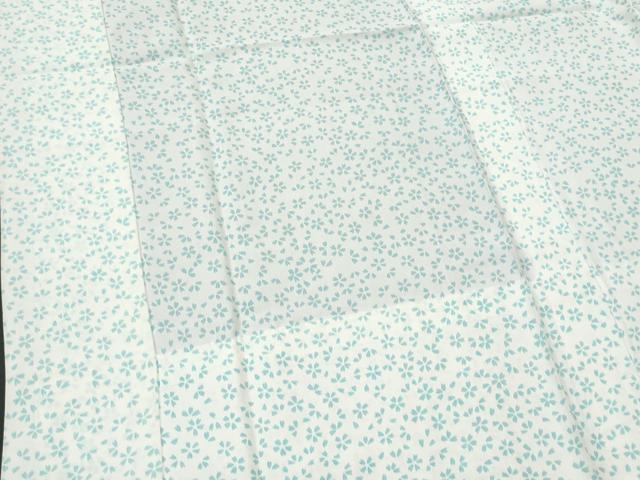 平和屋着物■長襦袢 無双仕立て 舞桜文 正絹 逸品 CABG9721fb
