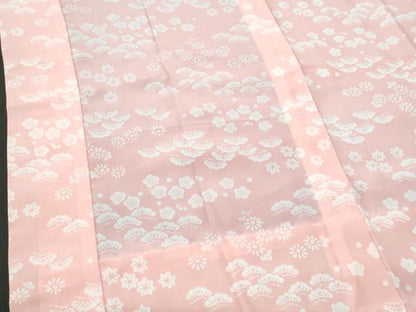 平和屋着物■長襦袢 無双仕立て 花松文 正絹 逸品 CABG9725fb